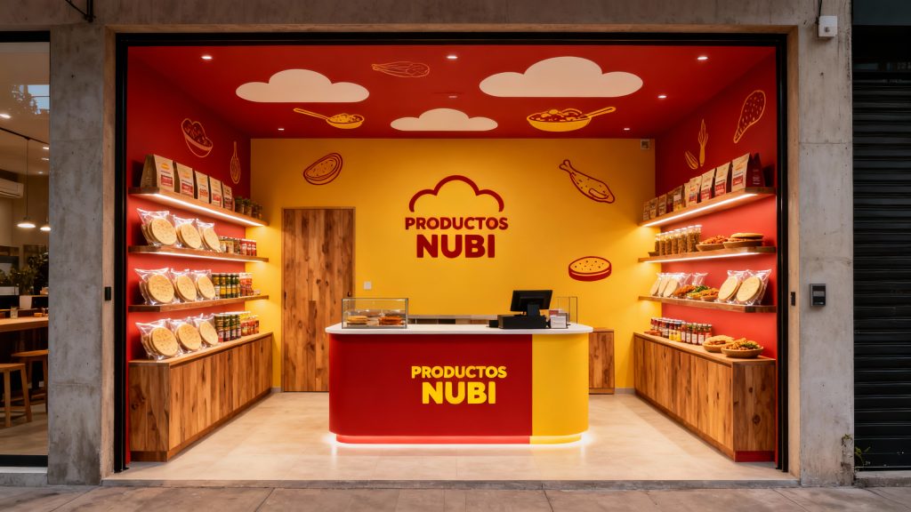 interior local productos nubi